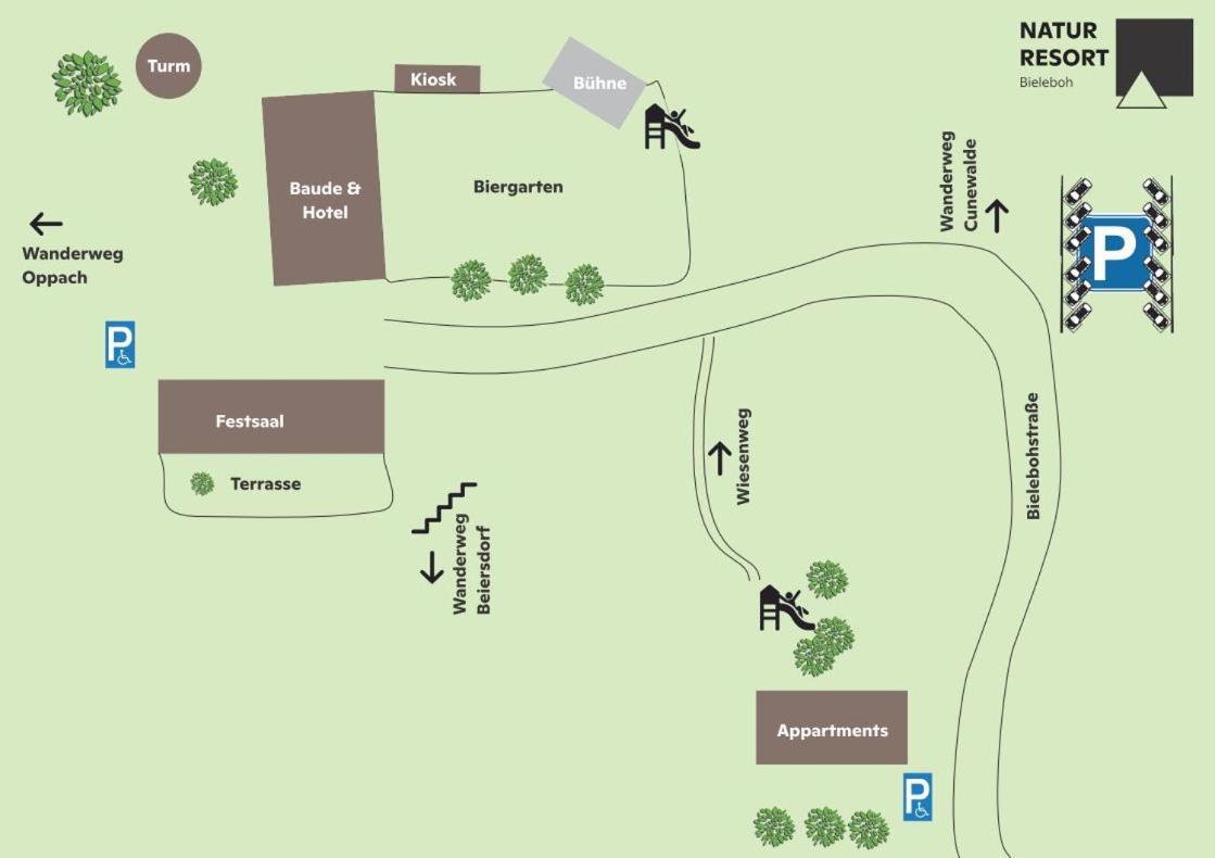 Naturresort Bieleboh Beiersdorf Exteriör bild